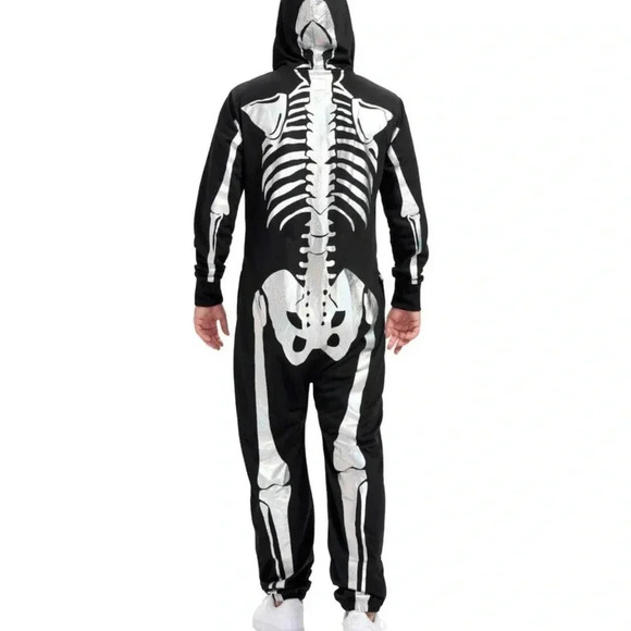 NWT Tipsy Elves Skeleton Shimmer Onesie‎ - Picture 4 of 6